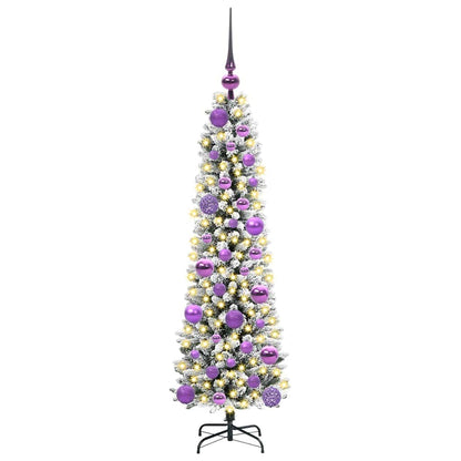 Umělý Vánoční Stromeček Bílá 120 Cm Pvc, Kov A Plast