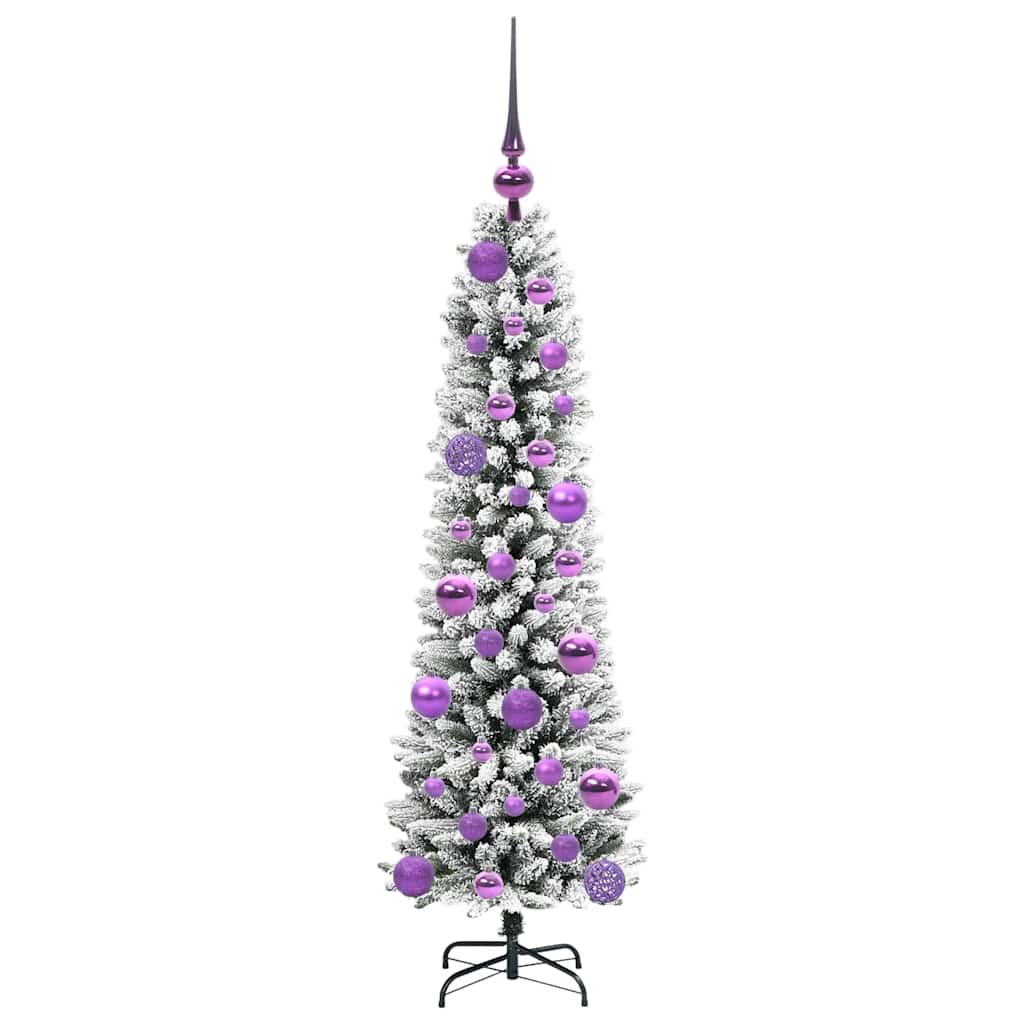 Umělý Vánoční Stromeček Bílá 120 Cm Pvc, Kov A Plast