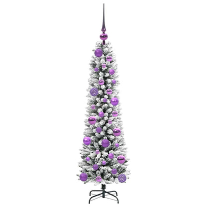 Umělý Vánoční Stromeček Bílá 120 Cm Pvc, Kov A Plast