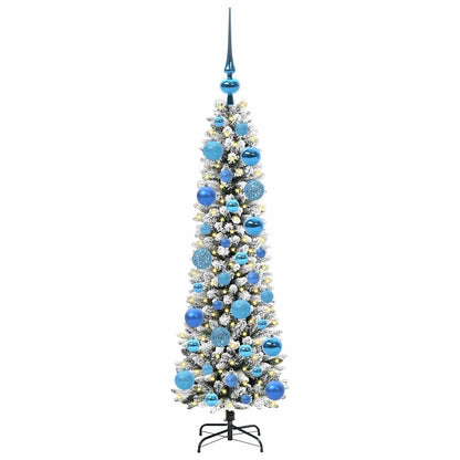Umělý Vánoční Stromeček Bílá 120 Cm Pvc, Kov A Plast