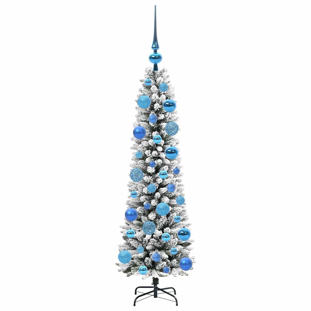 Umělý Vánoční Stromeček Bílá 120 Cm Pvc, Kov A Plast