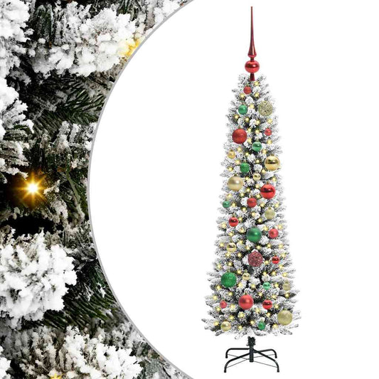 Umělý Vánoční Stromeček Bílá 120 Cm Pvc, Kov A Plast
