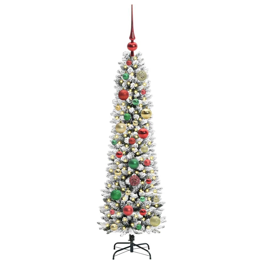 Umělý Vánoční Stromeček Bílá 120 Cm Pvc, Kov A Plast