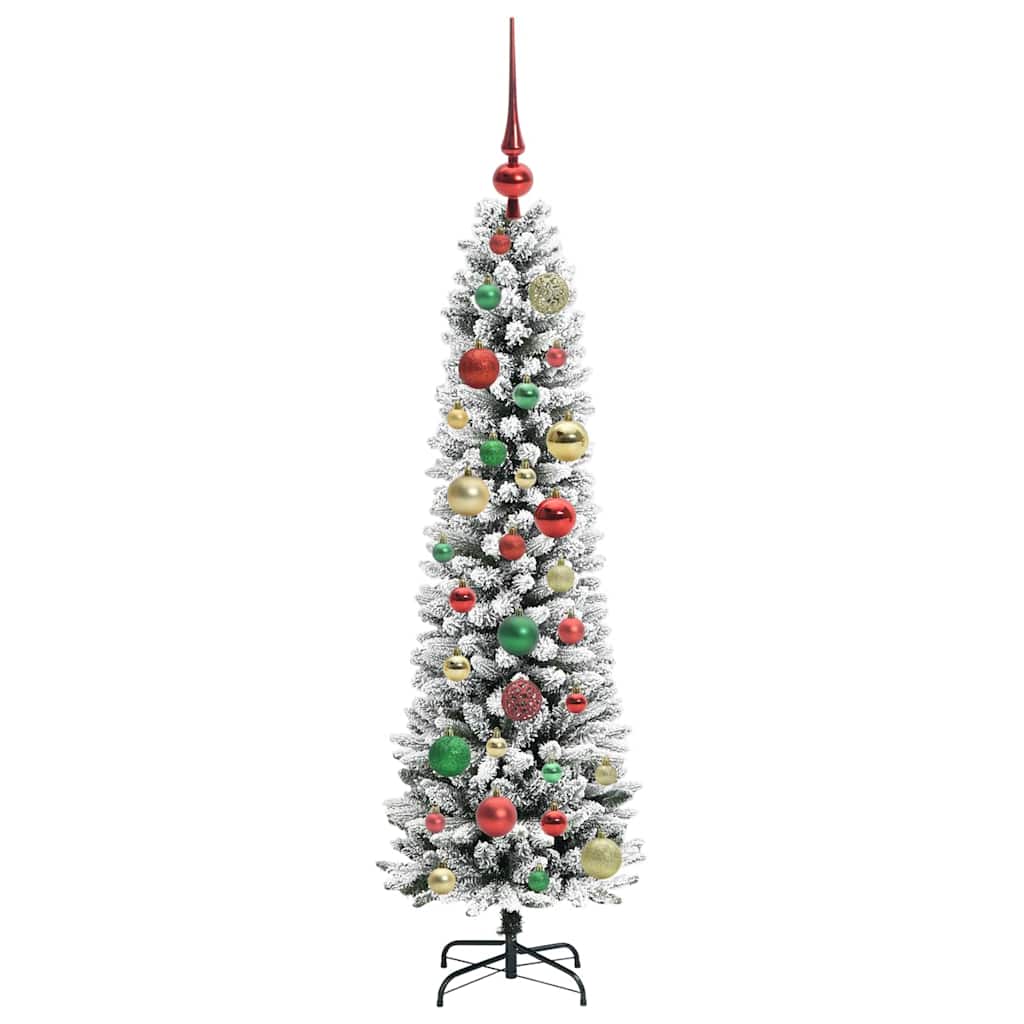 Umělý Vánoční Stromeček Bílá 120 Cm Pvc, Kov A Plast