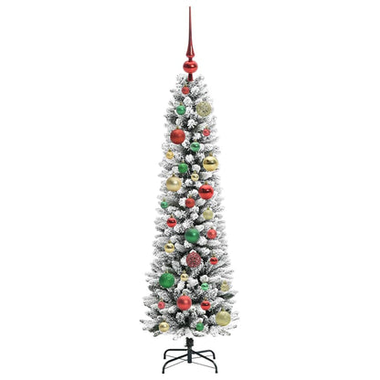 Umělý Vánoční Stromeček Bílá 120 Cm Pvc, Kov A Plast