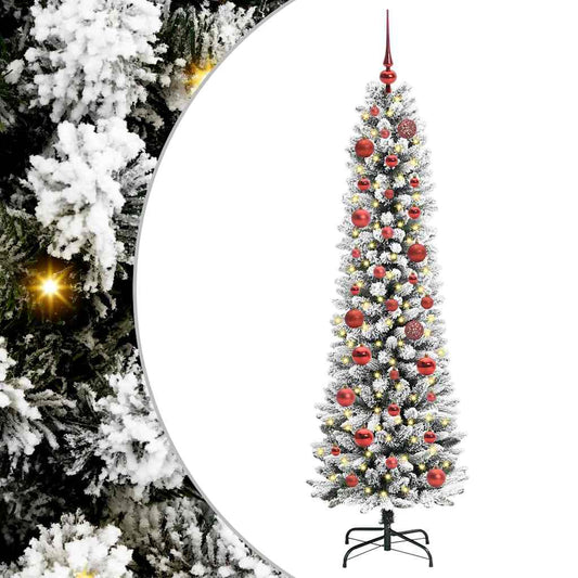 Umělý Vánoční Stromeček Bílá 150 Cm Pvc, Kov A Plast