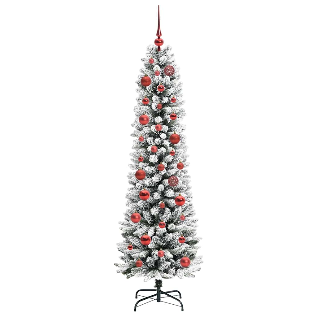Umělý Vánoční Stromeček Bílá 150 Cm Pvc, Kov A Plast