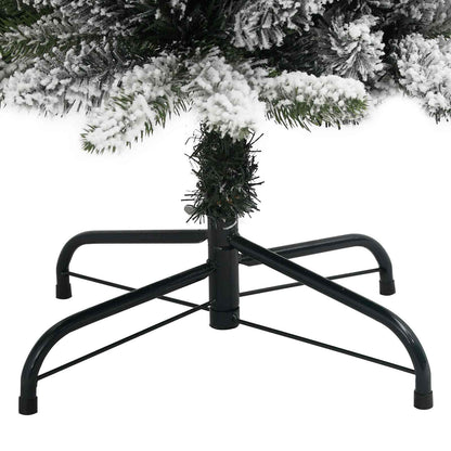Umělý Vánoční Stromeček Bílá 150 Cm Pvc, Kov A Plast