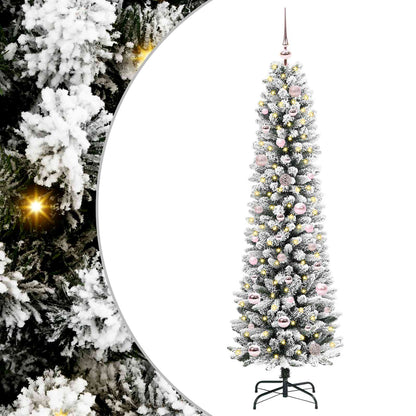 Umělý Vánoční Stromeček Bílá 150 Cm Pvc, Kov A Plast