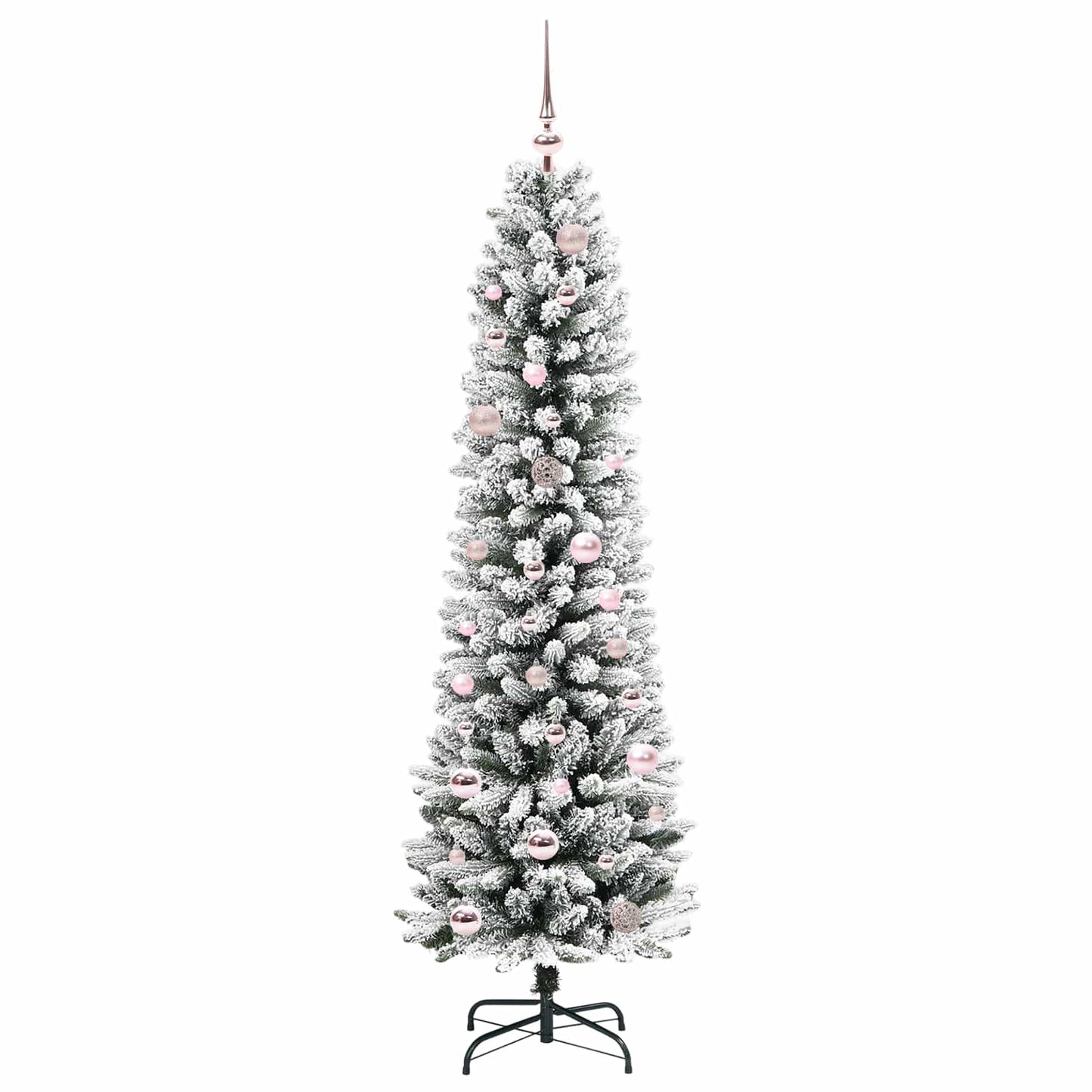 Umělý Vánoční Stromeček Bílá 150 Cm Pvc, Kov A Plast