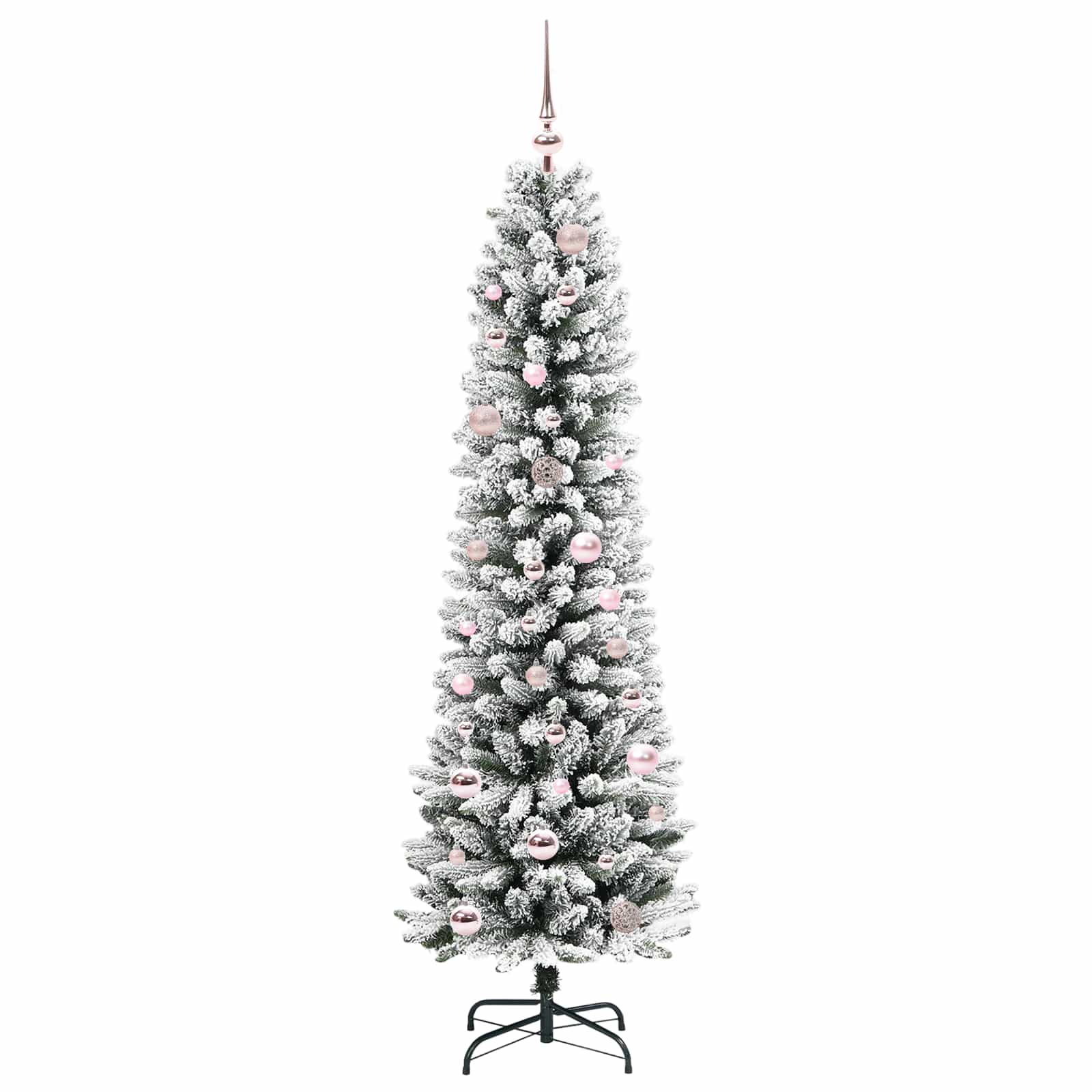 Umělý Vánoční Stromeček Bílá 150 Cm Pvc, Kov A Plast