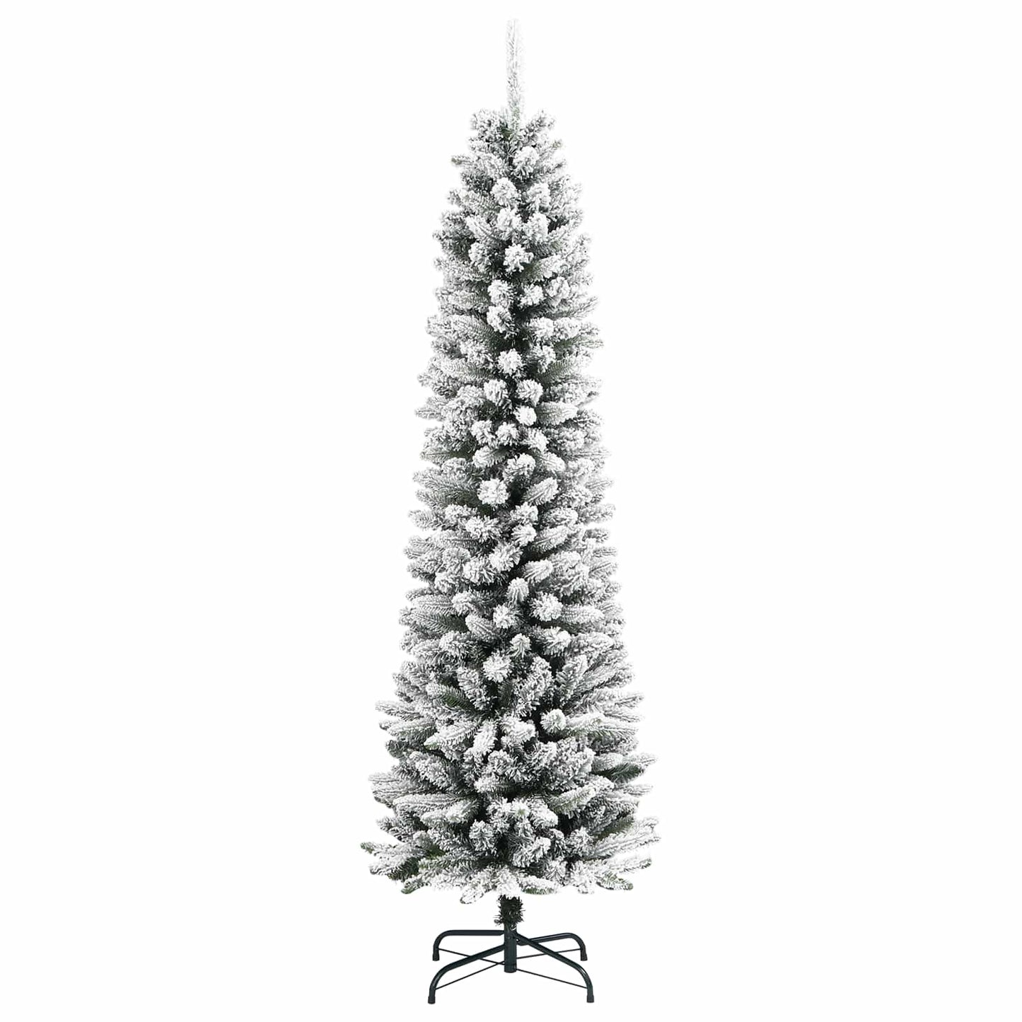Umělý Vánoční Stromeček Bílá 150 Cm Pvc, Kov A Plast