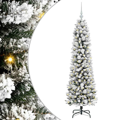 Umělý Vánoční Stromeček Bílá 150 Cm Pvc, Kov A Plast