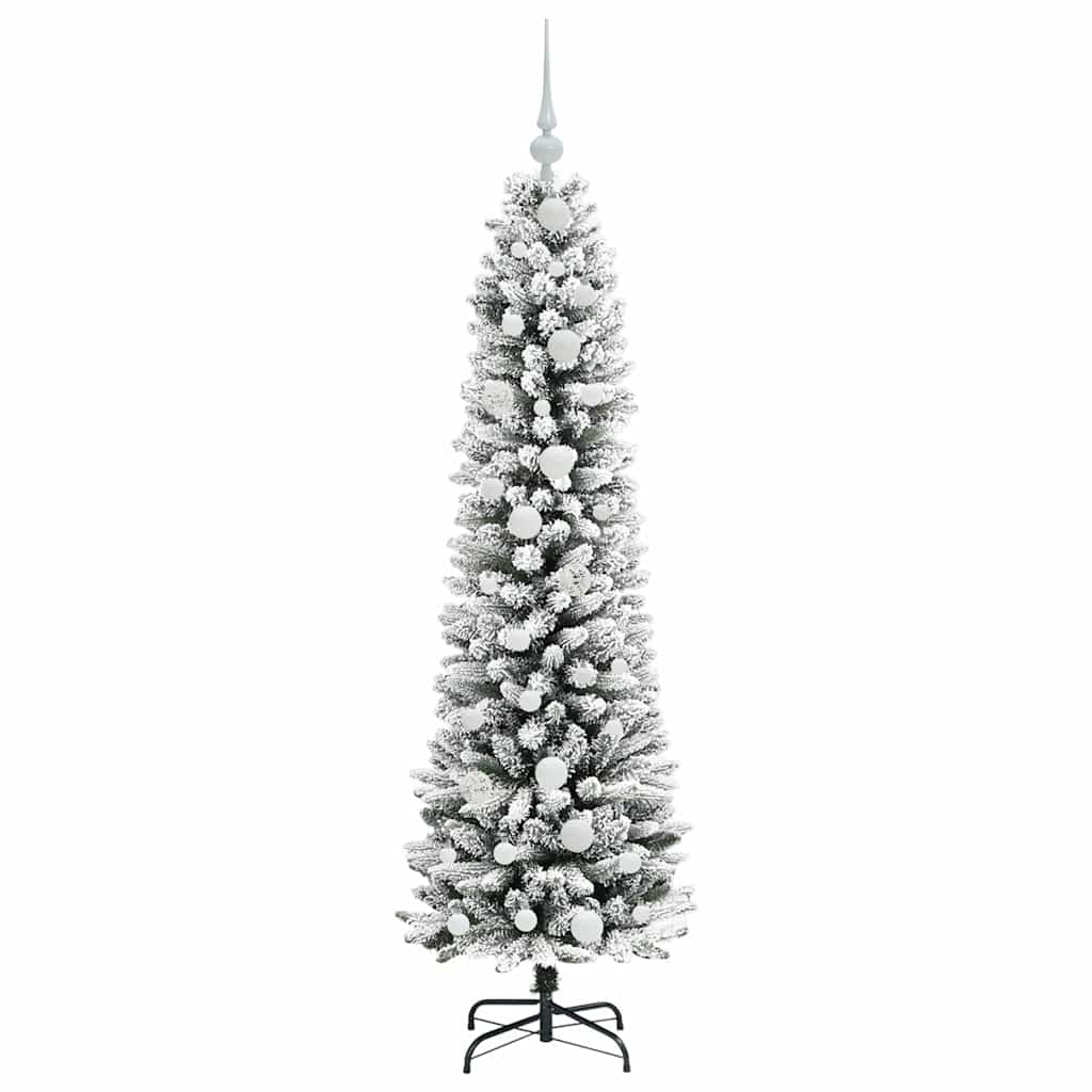 Umělý Vánoční Stromeček Bílá 150 Cm Pvc, Kov A Plast