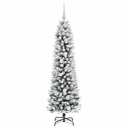 Umělý Vánoční Stromeček Bílá 150 Cm Pvc, Kov A Plast