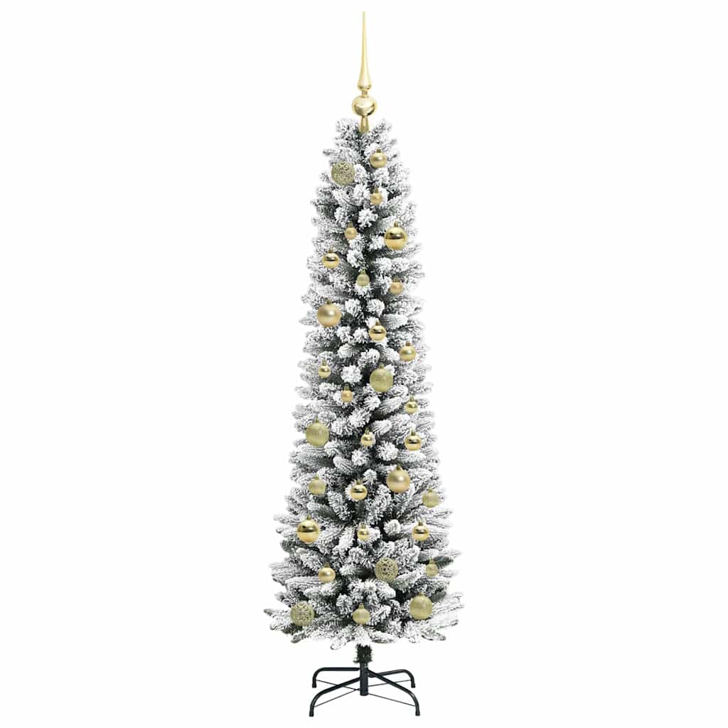 Umělý Vánoční Stromeček Bílá 150 Cm Pvc, Kov A Plast