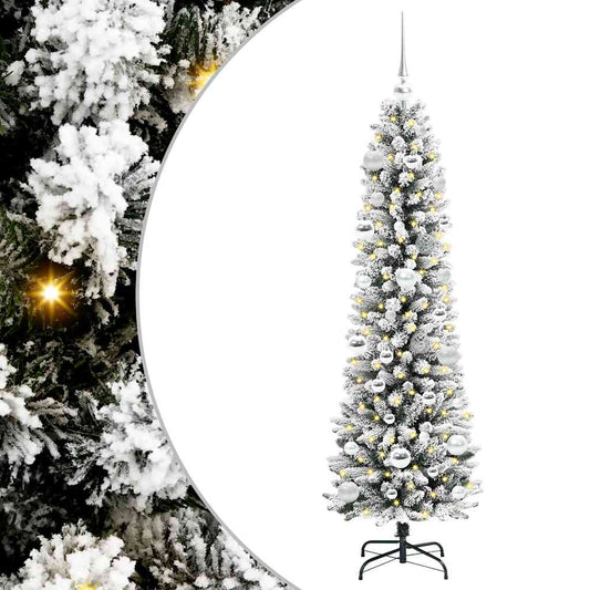 Umělý Vánoční Stromeček Bílá 150 Cm Pvc, Kov A Plast