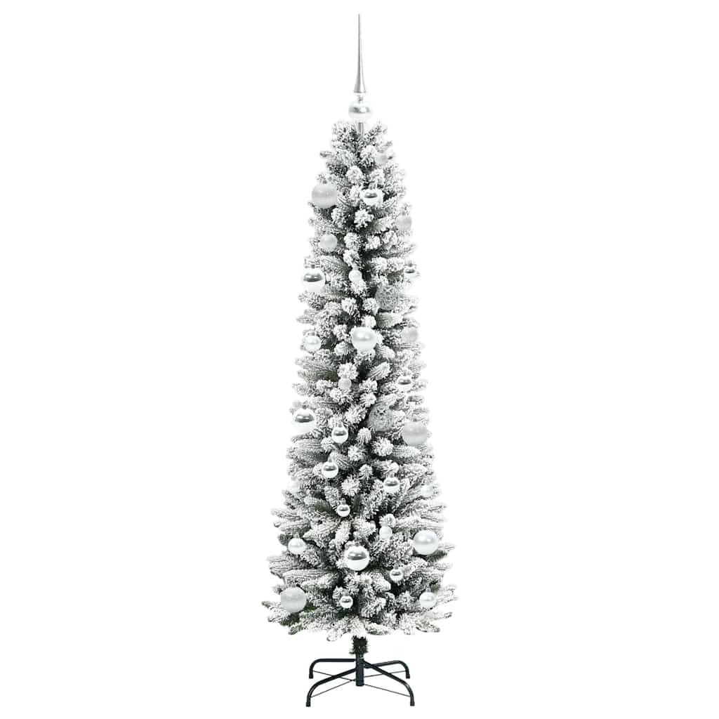 Umělý Vánoční Stromeček Bílá 150 Cm Pvc, Kov A Plast
