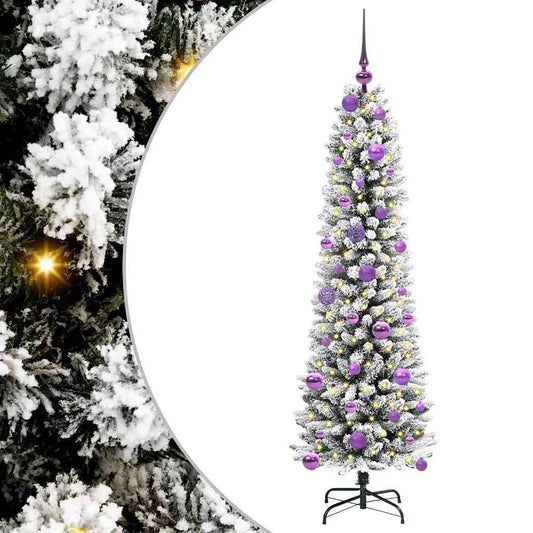 Umělý Vánoční Stromeček Bílá 150 Cm Pvc, Kov A Plast