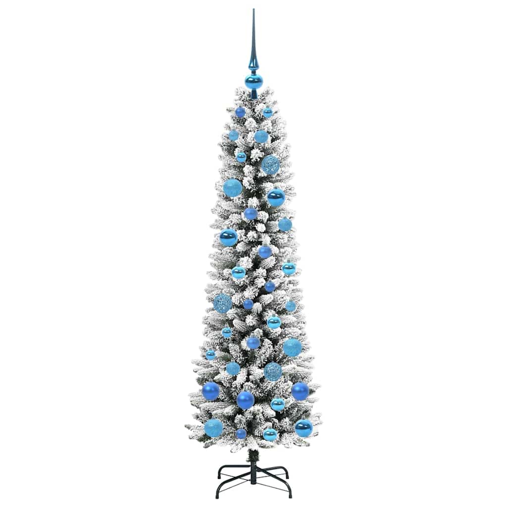 Umělý Vánoční Stromeček Bílá 150 Cm Pvc, Kov A Plast