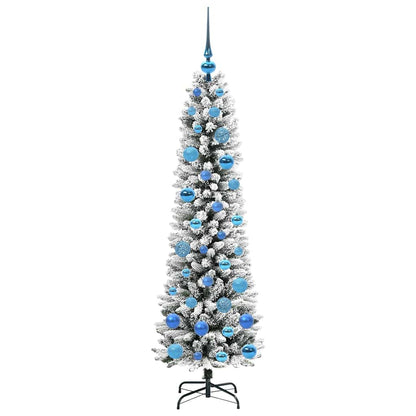 Umělý Vánoční Stromeček Bílá 150 Cm Pvc, Kov A Plast