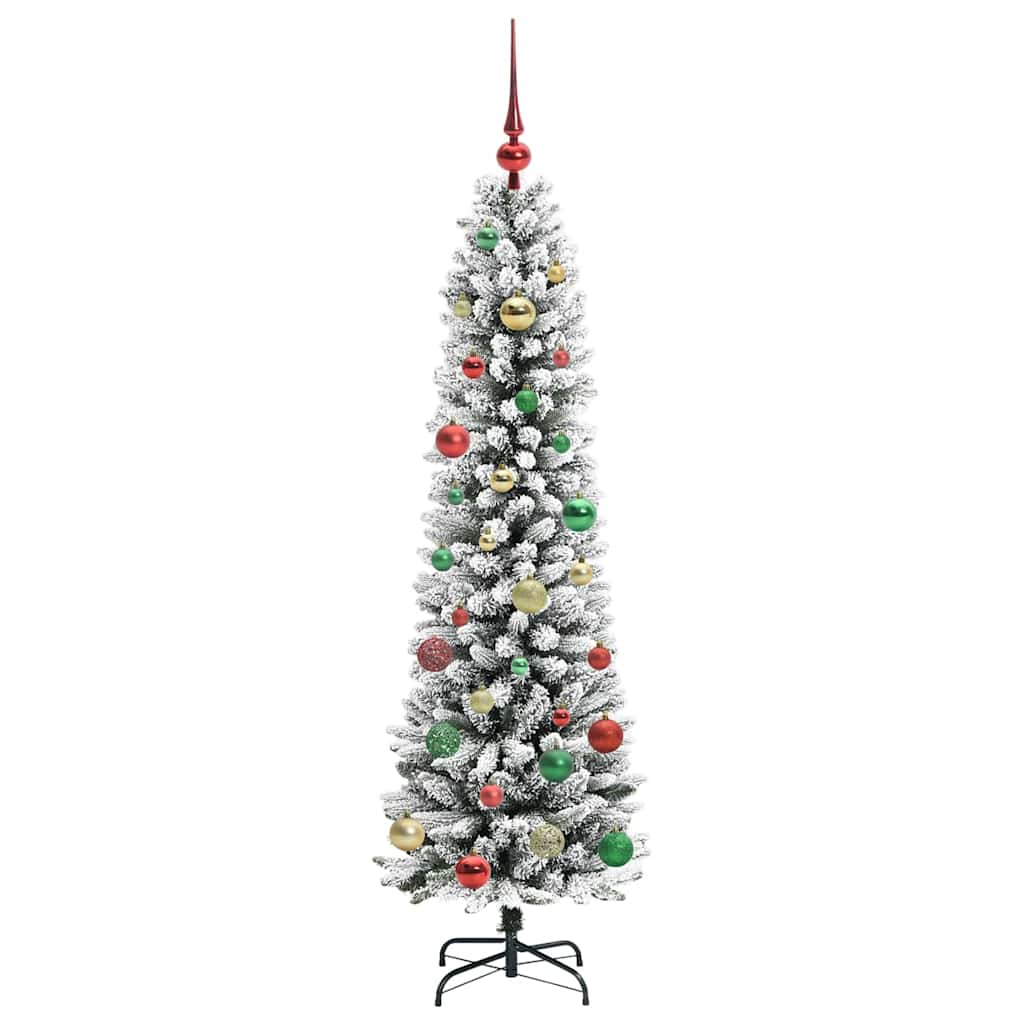 Umělý Vánoční Stromeček Bílá 150 Cm Pvc, Kov A Plast