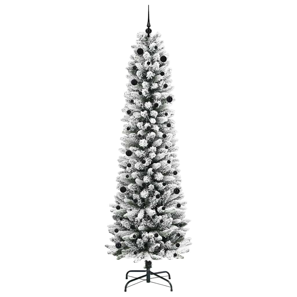 Umělý Vánoční Stromeček Bílá 240 Cm Pvc, Kov A Plast
