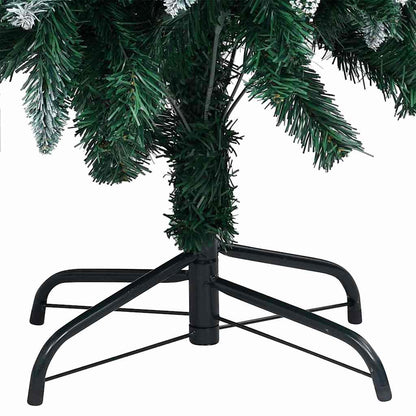 Umělý Vánoční Stromeček Zelená 180 Cm Pvc, Ocel A Plast