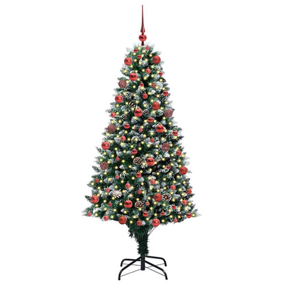 Umělý Vánoční Stromeček Zelená 180 Cm Pvc, Ocel A Plast