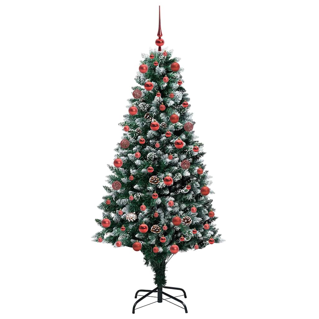 Umělý Vánoční Stromeček Zelená 180 Cm Pvc, Ocel A Plast