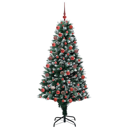 Umělý Vánoční Stromeček Zelená 180 Cm Pvc, Ocel A Plast