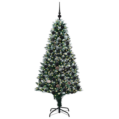 Umělý Vánoční Stromeček Zelená 180 Cm Pvc, Ocel A Plast