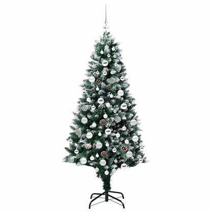 Umělý Vánoční Stromeček Zelená 180 Cm Pvc, Ocel A Plast
