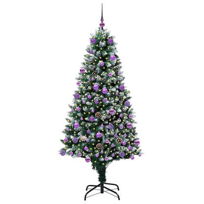 Umělý Vánoční Stromeček Zelená 180 Cm Pvc, Ocel A Plast