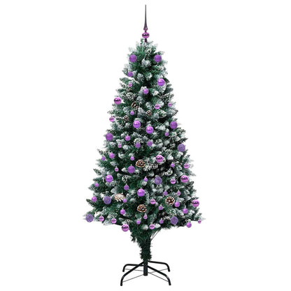 Umělý Vánoční Stromeček Zelená 180 Cm Pvc, Ocel A Plast