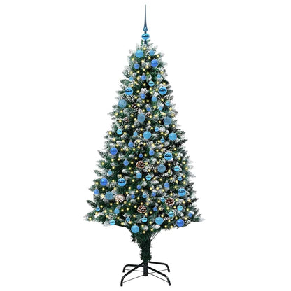 Umělý Vánoční Stromeček Zelená 180 Cm Pvc, Ocel A Plast