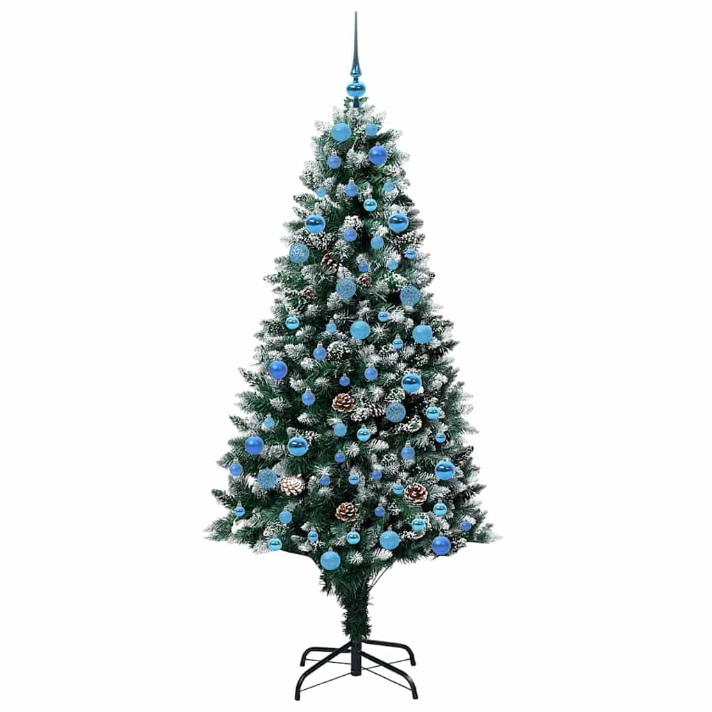 Umělý Vánoční Stromeček Zelená 180 Cm Pvc, Ocel A Plast