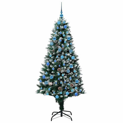 Umělý Vánoční Stromeček Zelená 180 Cm Pvc, Ocel A Plast