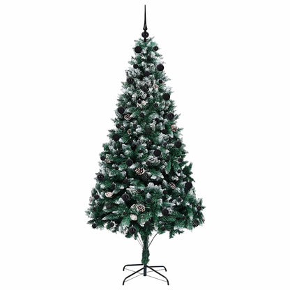 Umělý Vánoční Stromeček Zelená 210 Cm Pvc, Ocel A Plast