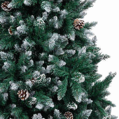 Umělý Vánoční Stromeček Zelená 210 Cm Pvc, Ocel A Plast