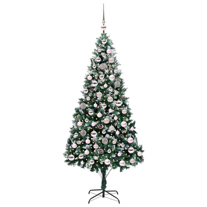 Umělý Vánoční Stromeček Zelená 210 Cm Pvc, Ocel A Plast