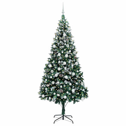 Umělý Vánoční Stromeček Zelená 210 Cm Pvc, Ocel A Plast