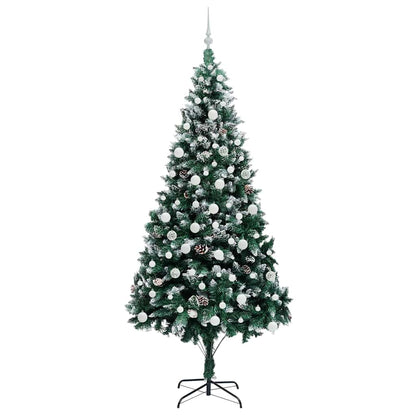 Umělý Vánoční Stromeček Zelená 210 Cm Pvc, Ocel A Plast
