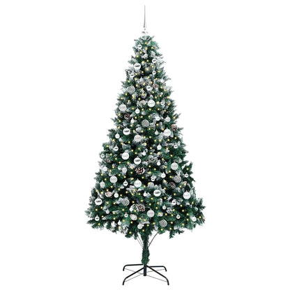 Umělý Vánoční Stromeček Zelená 210 Cm Pvc, Ocel A Plast