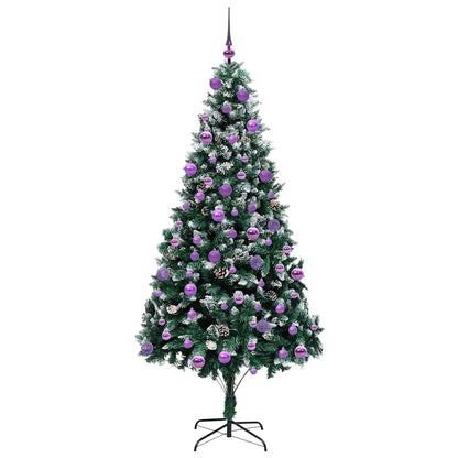 Umělý Vánoční Stromeček Zelená 210 Cm Pvc, Ocel A Plast
