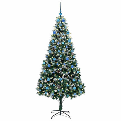 Umělý Vánoční Stromeček Zelená 210 Cm Pvc, Ocel A Plast