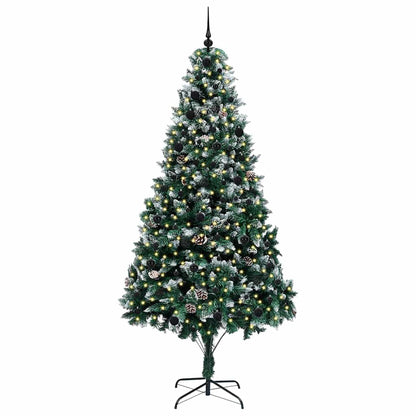 Umělý Vánoční Stromeček Zelená 240 Cm Pvc, Ocel A Plast