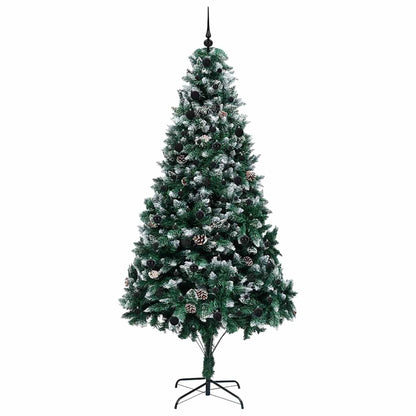 Umělý Vánoční Stromeček Zelená 240 Cm Pvc, Ocel A Plast