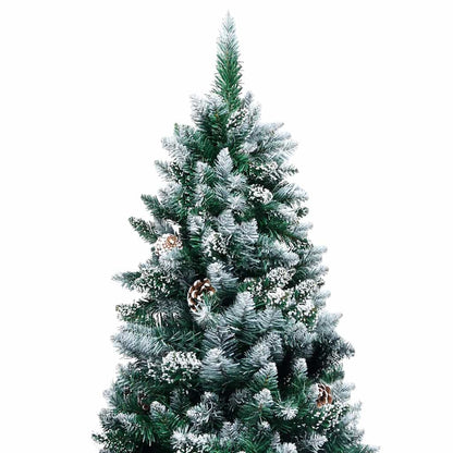 Umělý Vánoční Stromeček Zelená 240 Cm Pvc, Ocel A Plast