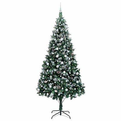 Umělý Vánoční Stromeček Zelená 240 Cm Pvc, Ocel A Plast